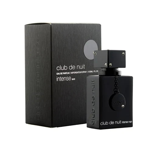 Flacon Club de Nuit Intense Man d'Armaf, eau de toilette 105ml, sur fond neutre.