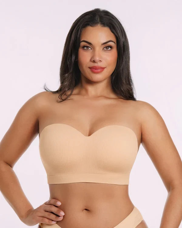 Soutien-gorge sans bretelles Defineline™ posé à plat, avant utilisation.