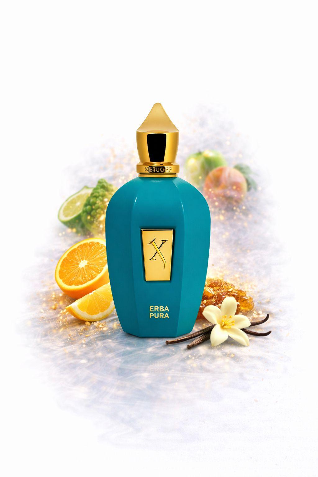 ERBA PURA (Xerjoff) EAU DE PARFUM, autre vue du produit.