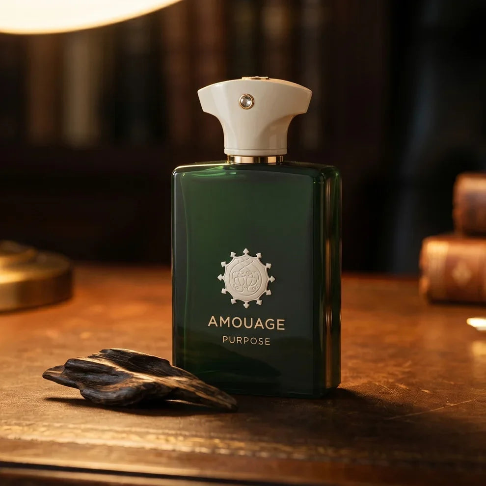 Flacon Amouage Purpose 50, second angle du produit.