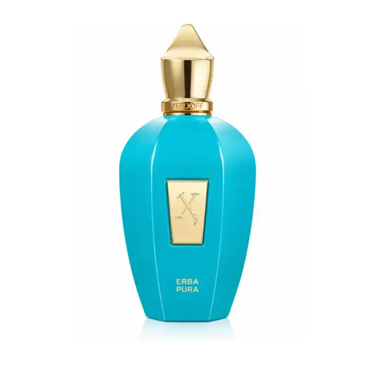 Flacon Erba Pura de Xerjoff, eau de parfum, vue de face sur fond neutre.