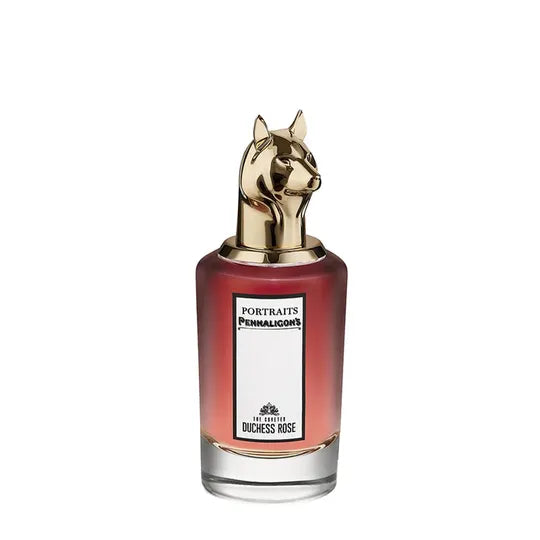 Flacon La Duchesse Convoitée Rose, eau de parfum florale, vue de face.