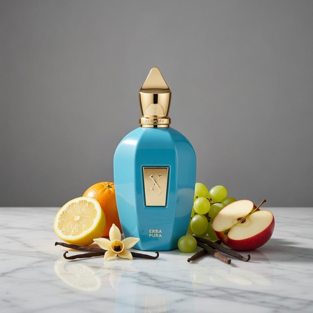 ERBA PURA (Xerjoff) EAU DE PARFUM, vue complémentaire.